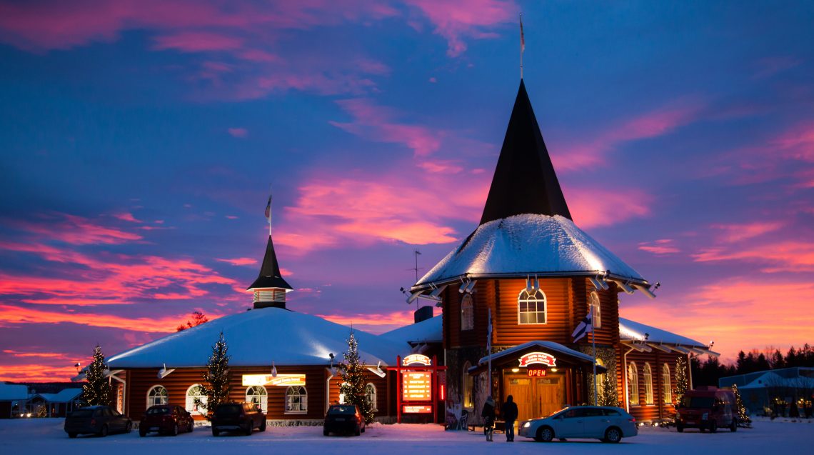 tema Pacífico Masaje Casa de Papá Noel Santa Claus: Rovaniemi Laponia Finlandia